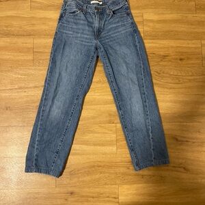 Levi's  Straight Blue Jeans